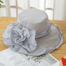 Femme Organza Maille Chapeau