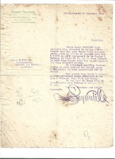 LACHAMP CONDILLAC Drome, LETTRE Ancienne 1909 EUGENE FREYDIER CHAUX HYDRAULIQUE