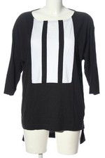 Y-3 Top à manches longues Dames Haut T EU 34 noir-blanc style décontracté