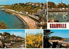 50 - Granville - Multivues - Plage - Bateaux - Flamme Postale - CPM - Voir Scans