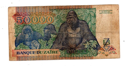 Zaire afrique billet 50000 - afrique,