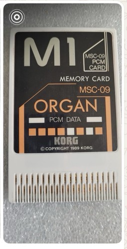 Korg organ rom card - card, msc-09