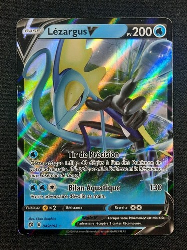 Carte pokémon lézargus v - carte,