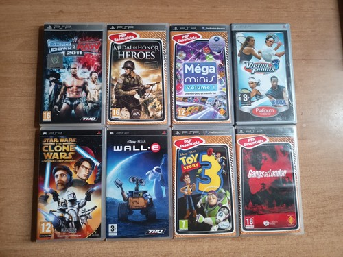 Lot jeux psp - , pal