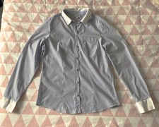 Chemisier femme rayures blanc