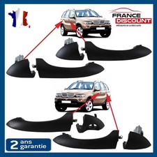 Poignée de Porte AVANT + ARRIERE pour BMW X5 E53 3.0D 51218243617 51218243618
