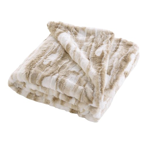 Plaid imitation fourrure - plaid,