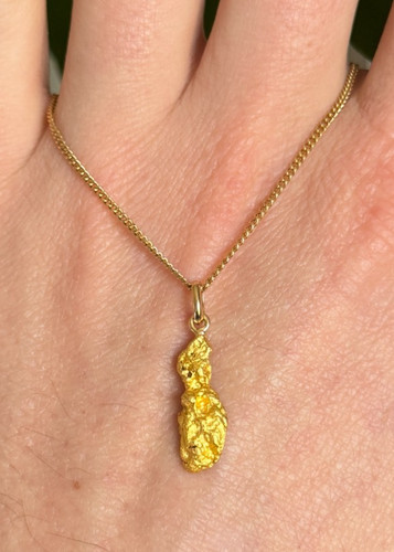 Pendentif pépite or - pépite, d'or