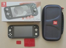 Console Nintendo Switch Lite Grise en Boîte avec Housse Officielle