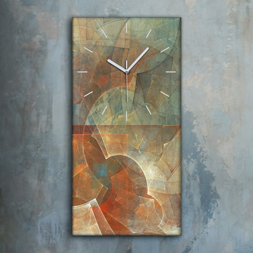 Horloge décorative sur - , toile