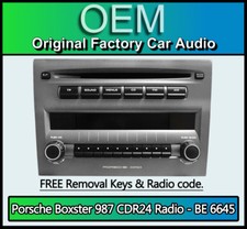 Porsche Boxster 987 CDR24 Lecteur CD Harman Becker BE 6645 Radio Plug & Play