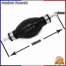 POMPETTE 6MM POIRE D'AMORCAGE POMPE À CARBURANT GASOIL ESSENCE DIESEL CLAPETTE