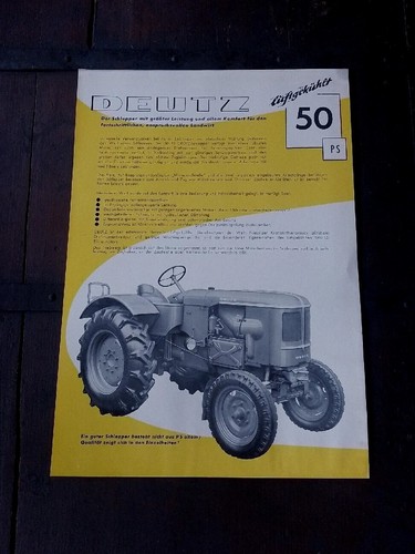 Tracteur deutz traktor - deutz,