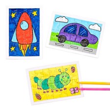 Lot de 6 Puzzles vierges à