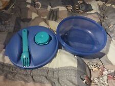 Tupperware On The Go Froid 1 Litre Violet Servi 1 Fois Démo 