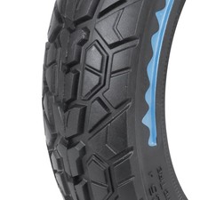 Pneu trottinette plein cross 10 x 2.50-b34 noir liseret bleu ultraleger (largeur
