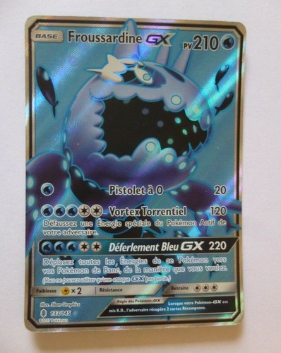 Carte pokemon froussardine - carte,