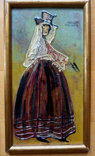 Femme espagnole robe huile - robe,