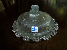 ANCIENNE BONBONNIERE  DRAGEOIR EN VERRE PRESSE