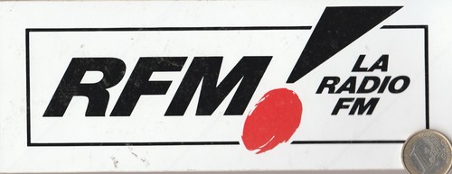 Autocollant radio rfm - radio.,