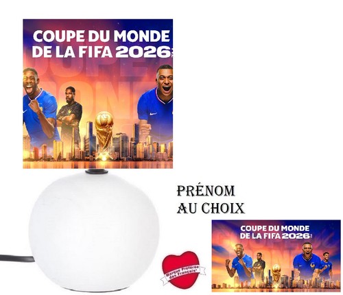 Lampe chevet coupe monde - chevet, du