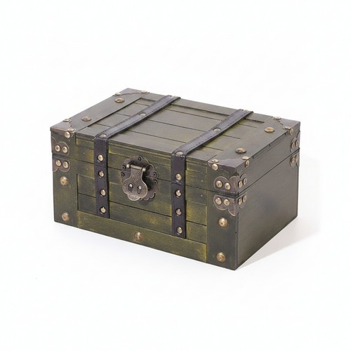 Coffre vintage rectangulaire - coffre,