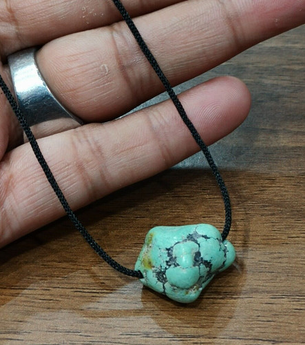 Collier cordon soie - en,