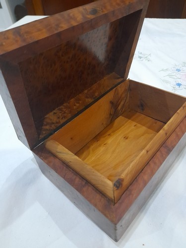 Boîte loupe orme - boîte, en