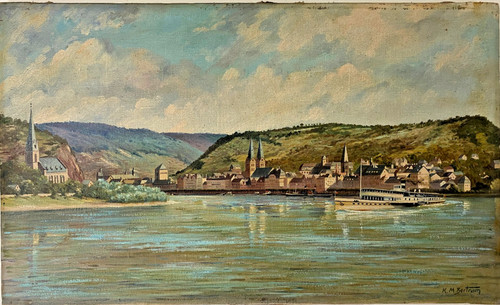 öl auf leinwand ancien - auf,