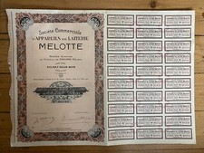 RARE & DECO =  MELOTTE, Appareils de Laiterie (AULNAY S/BOIS 93) (N)