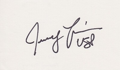 Jeremy linn signed olympic 3x5 - signed,