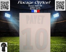 Flocage France OM 2019/20 Ligue 1 third 10 Payet officiel monblason maillot foot