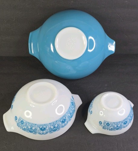 Vtg pyrex blue - pyrex, horizon