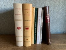 BESANCON Lot de 5 livres sur l'histoire et la patrimoine de la ville de Besançon
