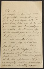 Peintre Henri GERVEX autographe