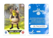 2011 - Carte Le collector N°111 - Shrek et l''âne - Cora / Match
