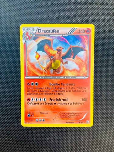 Carte pokémon dracaufeu - pokémon,