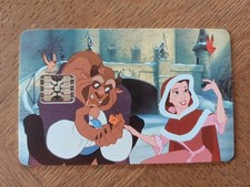 pass Euro Disney Disneyland carte jeu BELLE et Bête 15 u puce 1ère Série 30000
