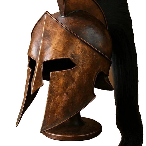 Casque grec médiéval ancien