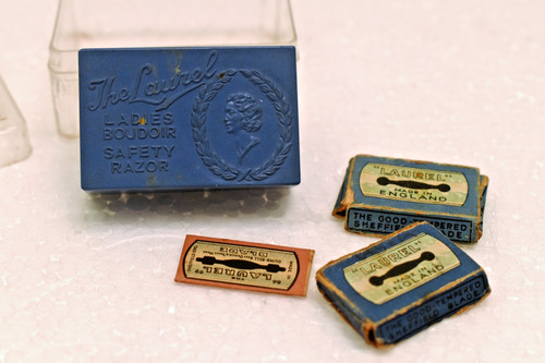 Coffret vintage rasoir - coffret,