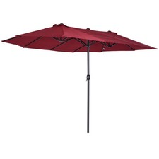 Outsunny parasol 460x270x240cm