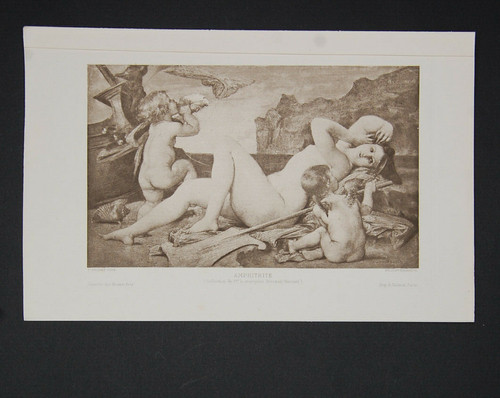 Gravure xixeme amphitrite - xixeme,,