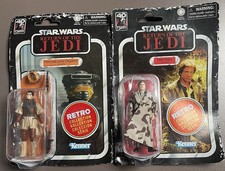 Lot 2 figurines star wars hasbro vintage collection Han Solo Et Princesse Leia