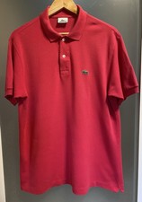 polo rose fushia lacoste