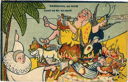 Cpa carnaval nice - char, de