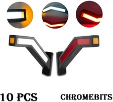 Fluo Rouge Ambre LED Blanc