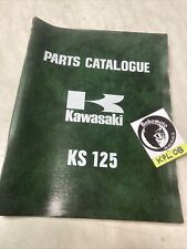 Kawasaki KS125 125 KS catalogue liste pièces détachées spare parts list 125KS