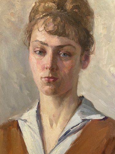 Oil painting 1960 russian - oil,