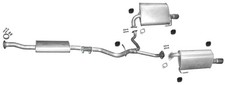 Pot d'échappement pour Subaru