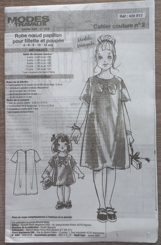 Patron fille taille 8 - fille, 10